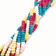 Jade Perler – Farve Mix, Rondel (8,5x4,5~5,5mm) - Uniq Perler - 122424