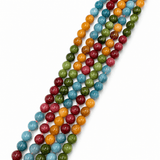 Jade Perler – Farve Mix, Runde (8,5mm) - Uniq Perler - 121969