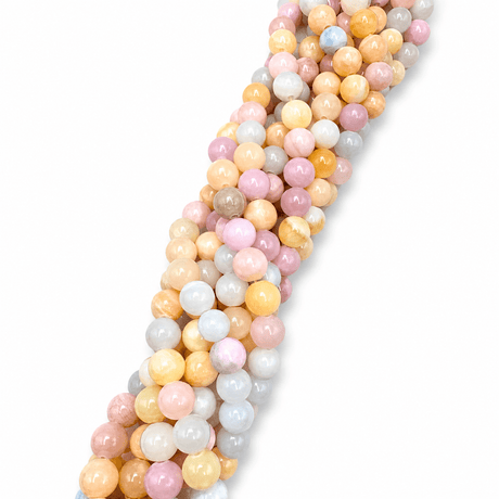 Jade Perler – Farve Mix, Runde (8mm) - Uniq Perler - 121148