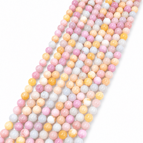 Jade Perler – Farve Mix, Runde (8mm) - Uniq Perler - 121148