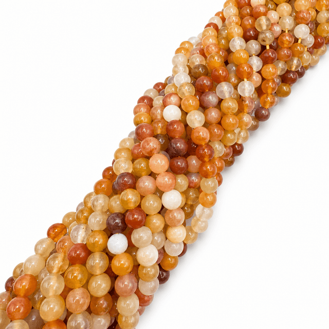 Jade Perler – Golden Silk, Runde (6mm) - Uniq Perler - 121223