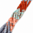 Jade Perler – Gradueret, Rondel (8,5x4,5~5,5mm) - Uniq Perler - 122425