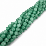 Jade Perler – Grøn, Coin (10x6mm) - Uniq Perler - 123554