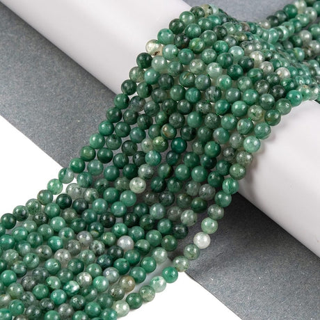 Jade Perler – Grøn, Runde (3mm) - Uniq Perler - 123800