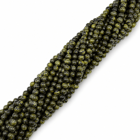 Jade Perler – Grøn, Runde (4mm) - Uniq Perler - 124483