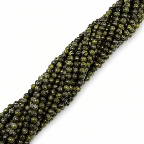 Jade Perler – Grøn, Runde (4mm) - Uniq Perler - 124483