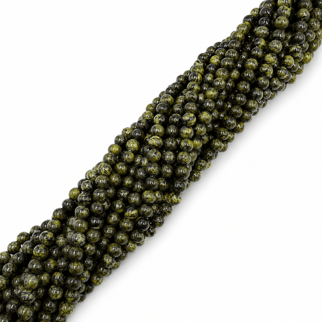 Jade Perler – Grøn, Runde (4mm) - Uniq Perler - 124483