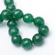 Jade Perler, Grøn, Facetteret, (10mm) - Uniq Perler - 0001489192