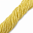 Jade Perler – Gul, Runde (2mm) Grade A - Uniq Perler - 123799