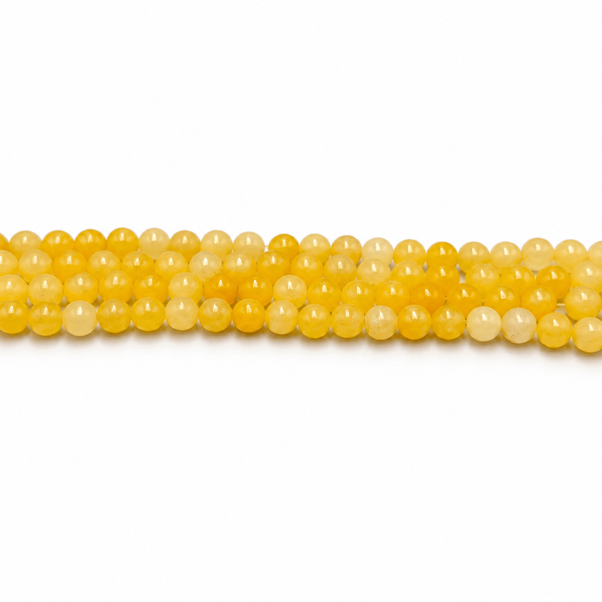 Jade Perler – Gul, Runde (6mm) - Uniq Perler - 126045