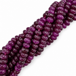 Jade Perler – Lilla, Rondel (10x6mm) - Uniq Perler - 125895