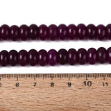 Jade Perler – Lilla, Rondel (10x6mm) - Uniq Perler - 125895