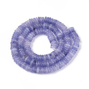 Jade Perler – Lilla, Rondel (6x2~3mm) - Uniq Perler - 122409