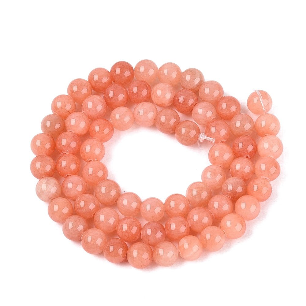 Jade Perler – Lys Laks, Runde (6mm) - Uniq Perler - 126055