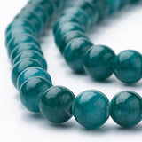 Jade Perler, Mørk Grøn, (8mm) - Uniq Perler - 1111490241