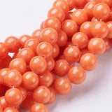 Jade Perler – Orange Runde (8mm) - Uniq Perler - 124512