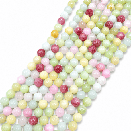 Jade Perler - Pastel Mix, Rund (10mm) - Uniq Perler - 750846