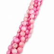 Jade Perler – Pink, Coin (8x4mm) - Uniq Perler - 119248