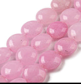 Jade Perler – Pink, Coin (8x4mm) - Uniq Perler - 119248