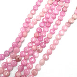 Jade Perler – Pink, Coin (8x4mm) - Uniq Perler - 119248
