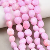Jade Perler – Pink, Nuggets (9,5~13x9~12x9~15mm) - Uniq Perler - 123753