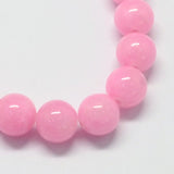 Jade Perler – Pink, Rund (10mm) - Uniq Perler - 112767