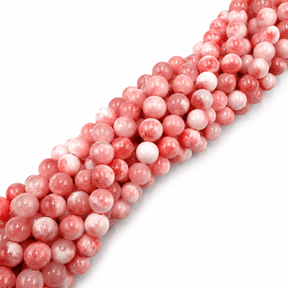 Jade Perler - Pink, Rund (4mm) - Uniq Perler - 111593