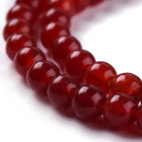 Jade Perler – Rød, Runde (6mm) - Uniq Perler - 125980