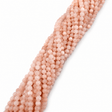 Jade Perler – Rosa, Rund (4mm) - Uniq Perler - 207845