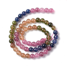 Jadeperlen – Runde Farbige (6,5mm) - Uniq Perler - 117277