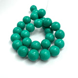 Jade Perlen – Rund, Grün (14mm) - Uniq Perler - 