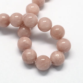 Jade Perler – Runde Rosy Brown (8mm) - Uniq Perler - 
