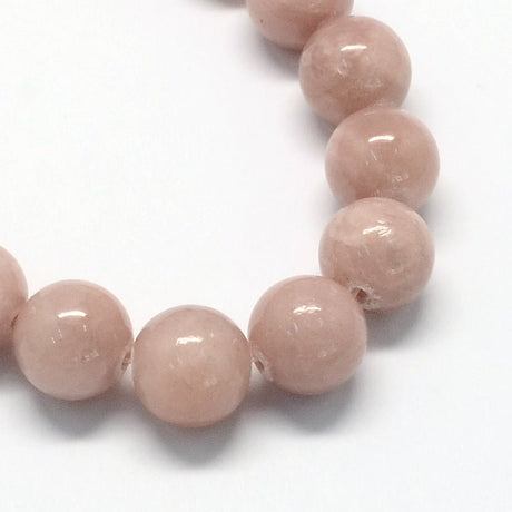 Jade Perler – Runde Rosy Brown (8mm) - Uniq Perler - 