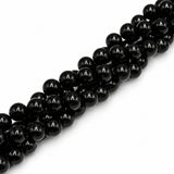Jade Perler – Runde, Sort (14mm) - Uniq Perler - 125222