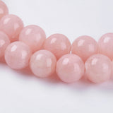 Jade Perler – Sart Rosa, Rund (8mm) - Uniq Perler - 115084