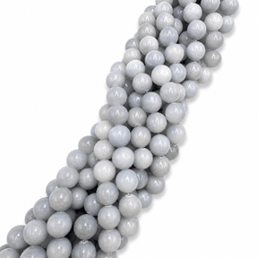 Jade Perler - Stål Blå (10mm) - Uniq Perler - 1438481223