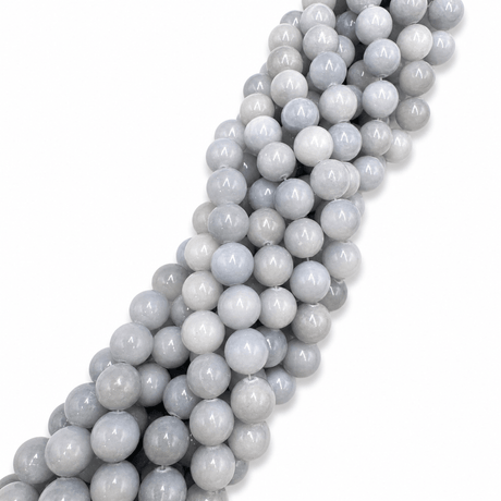 Jade Perler - Stål Blå (10mm) - Uniq Perler - 1438481223