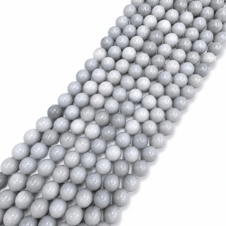 Jade Perler - Stål Blå (10mm) - Uniq Perler - 1438481223