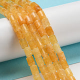 Jade Perler, Tøndeform, Gul, (6x4,2mm) - Uniq Perler - 113027