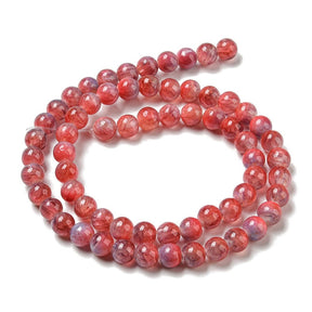 Jade, Red, 6mm - Uniq Perler - 112226