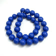 Jade - Round, Dark Blue (12mm) - Uniq Perler - 