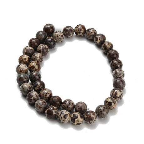 Jaspis Perler – Runde (10mm) - Uniq Perler - 