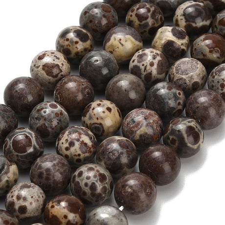 Jaspis Perler – Runde (10mm) - Uniq Perler - 