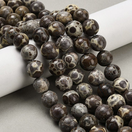 Jaspis Perler – Runde (9.5~10mm) - Uniq Perler - 