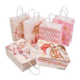 Jule Gavepose i Papir – Mix Motiver, Rektangel (18x15x8cm) 10 stk - Uniq Perler - 