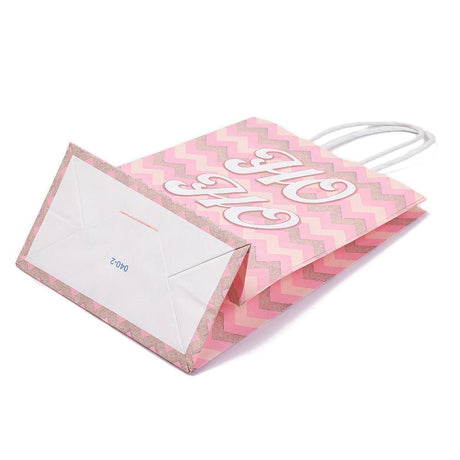 Jule Gavepose i Papir – Mix Motiver, Rektangel (18x15x8cm) 10 stk - Uniq Perler - 