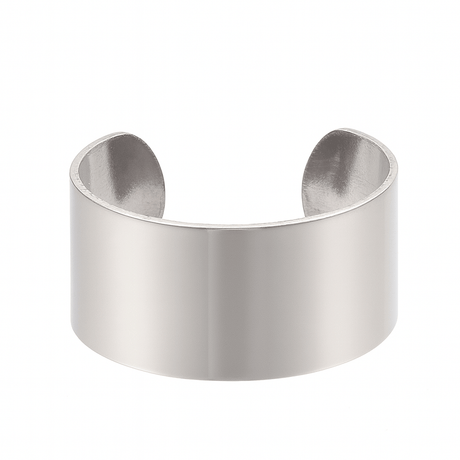 Justerbar ring i stål til Diy projekter, (18 mm) 2 stk. - Uniq Perler - 115550