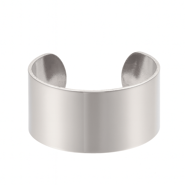 Justerbar ring i stål til Diy projekter, (18 mm) 2 stk. - Uniq Perler - 115550