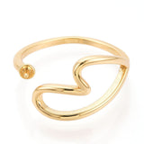 Justerbar Ring med Hjerte – Til Top/anboret Perle - Uniq Perler - 115790