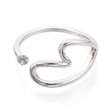 Justerbar Ring med Hjerte – Til Top/anboret Perle - Uniq Perler - 115791